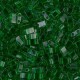 Miyuki half tila 5x2.4mm Perlen - Transparent green HTL-146